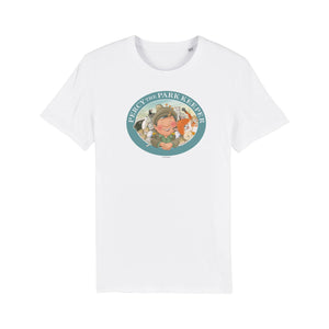 Percy The Park Keeper T-shirt Percy and friends together T-shirt kids - white